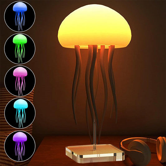 LED Jellyfish Mood Lamp – Smart Night Light & Table Decoration
