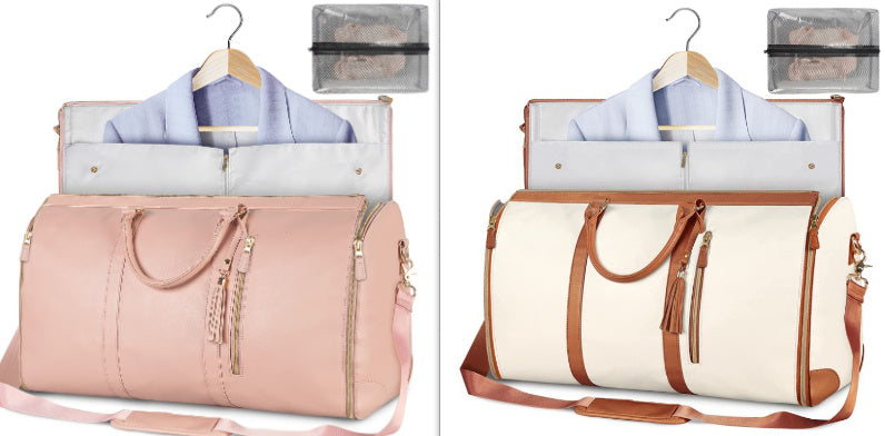 Women’s Large Travel Duffle Bag – Foldable Waterproof Tote & Suit Carrier
