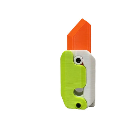 3D Printing Gravity Cube – Mini Jumping Radish Toy & Pendant for Kids