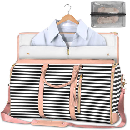 Women’s Large Travel Duffle Bag – Foldable Waterproof Tote & Suit Carrier