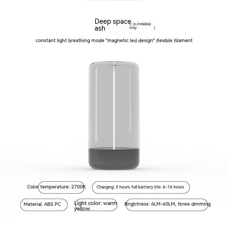 New LED Camping Light – Type-C Rechargeable Portable Night Light with Anti-Drop Design