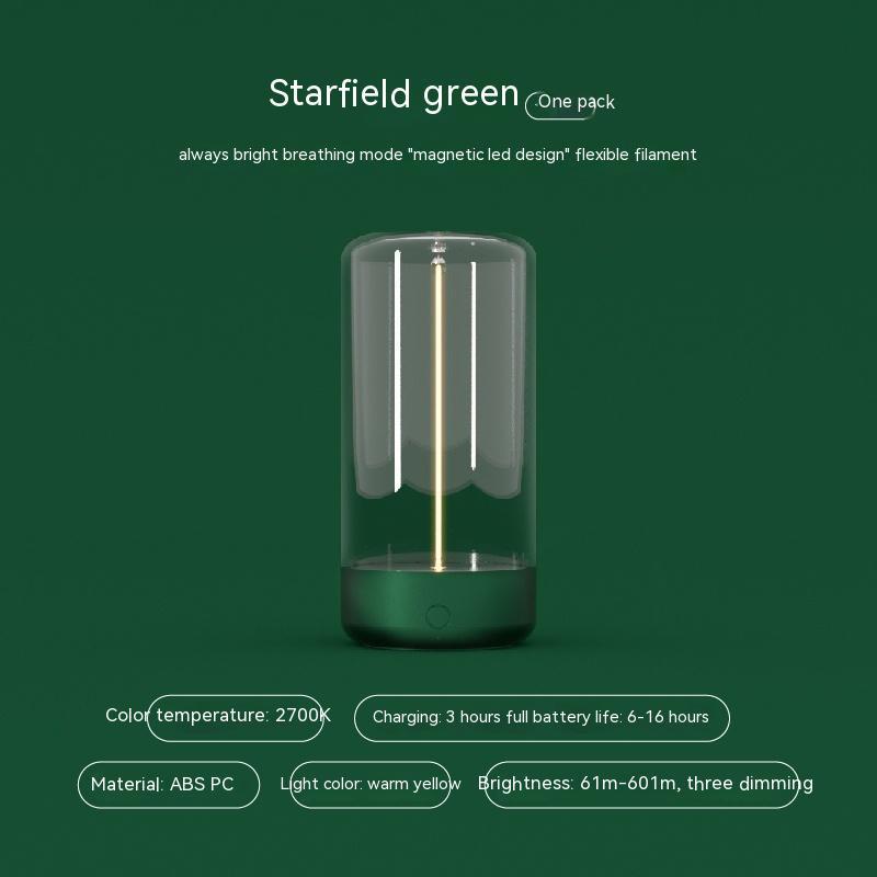 New LED Camping Light – Type-C Rechargeable Portable Night Light with Anti-Drop Design