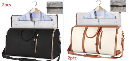 Women’s Large Travel Duffle Bag – Foldable Waterproof Tote & Suit Carrier