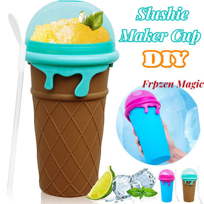 500ml Large Capacity Slushy Cup Quick-Freeze Smoothie Cup