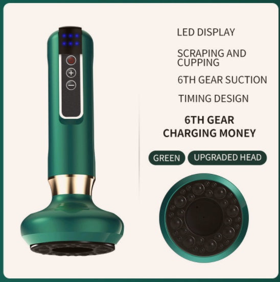 Fat Burning Vacuum Massager – Electric Cupping & Body Gua Sha To