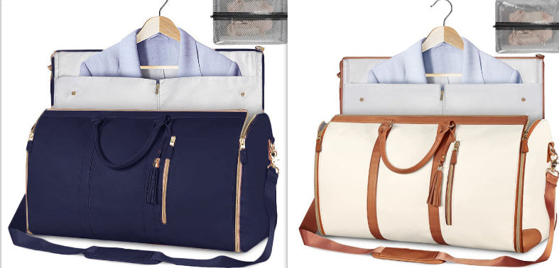 Women’s Large Travel Duffle Bag – Foldable Waterproof Tote & Suit Carrier