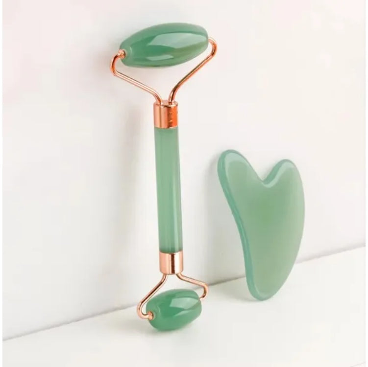 Gua Sha Board 2PCS Massage Stone For Facial Body Skincare Roller Scraping Massager Tool