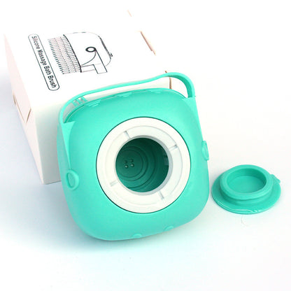 Silicone Pet Bath & Grooming Glove with Shampoo Dispenser
