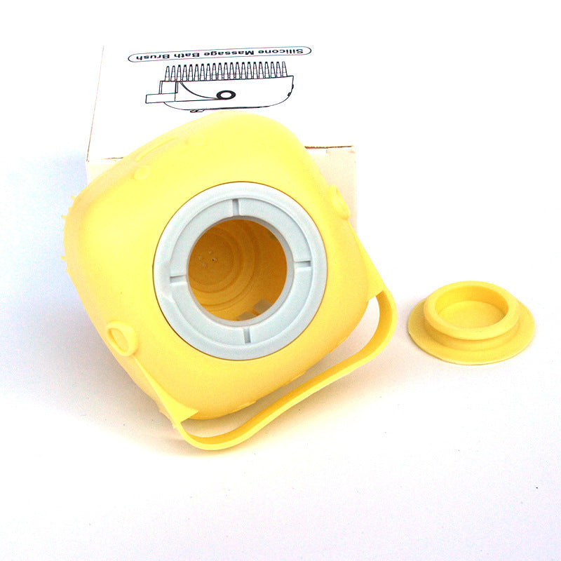 Silicone Pet Bath & Grooming Glove with Shampoo Dispenser
