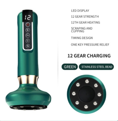 Fat Burning Vacuum Massager – Electric Cupping & Body Gua Sha To