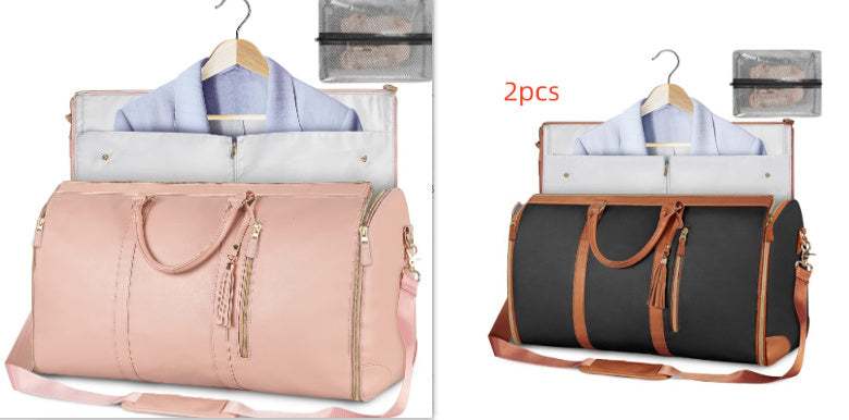 Women’s Large Travel Duffle Bag – Foldable Waterproof Tote & Suit Carrier