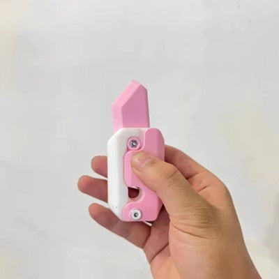 3D Printing Gravity Cube – Mini Jumping Radish Toy & Pendant for Kids