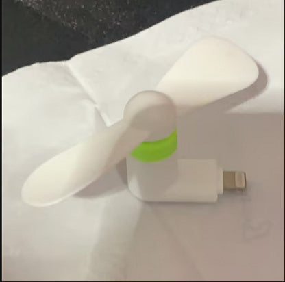Compatible with Apple , Mobile Phone Mini Fan Android Portable Mobile Phone Mini Fan