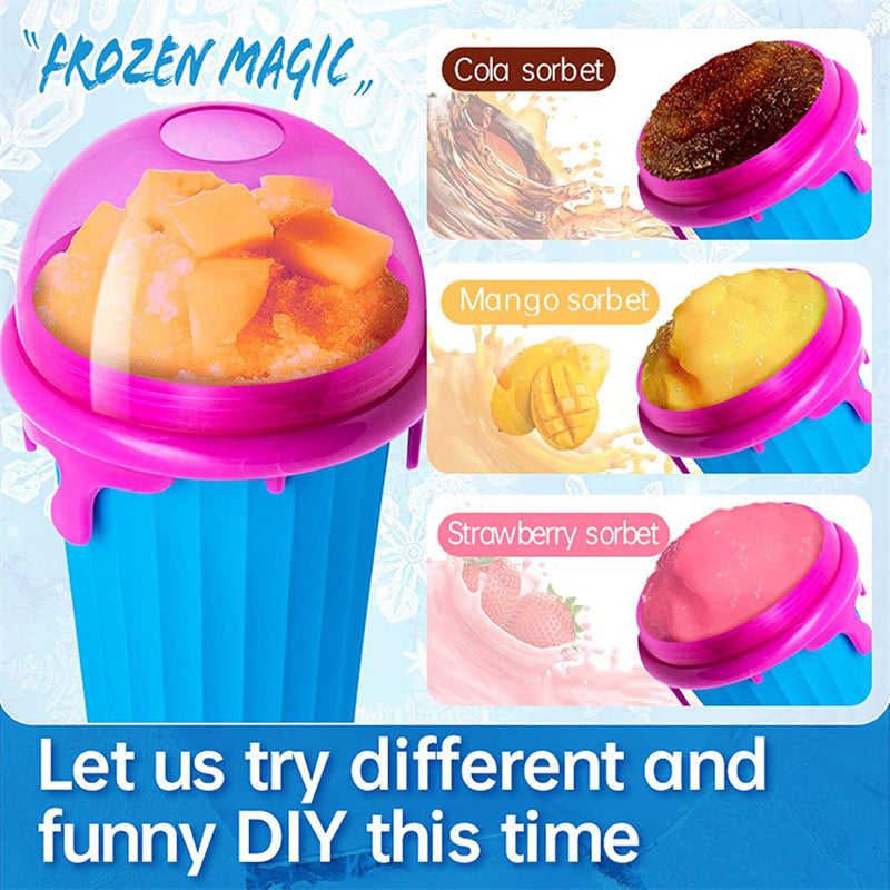 500ml Large Capacity Slushy Cup Quick-Freeze Smoothie Cup
