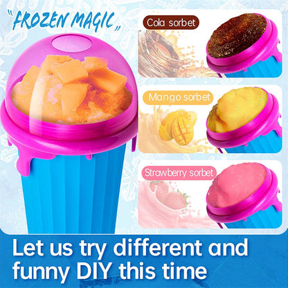 500ml Large Capacity Slushy Cup Quick-Freeze Smoothie Cup