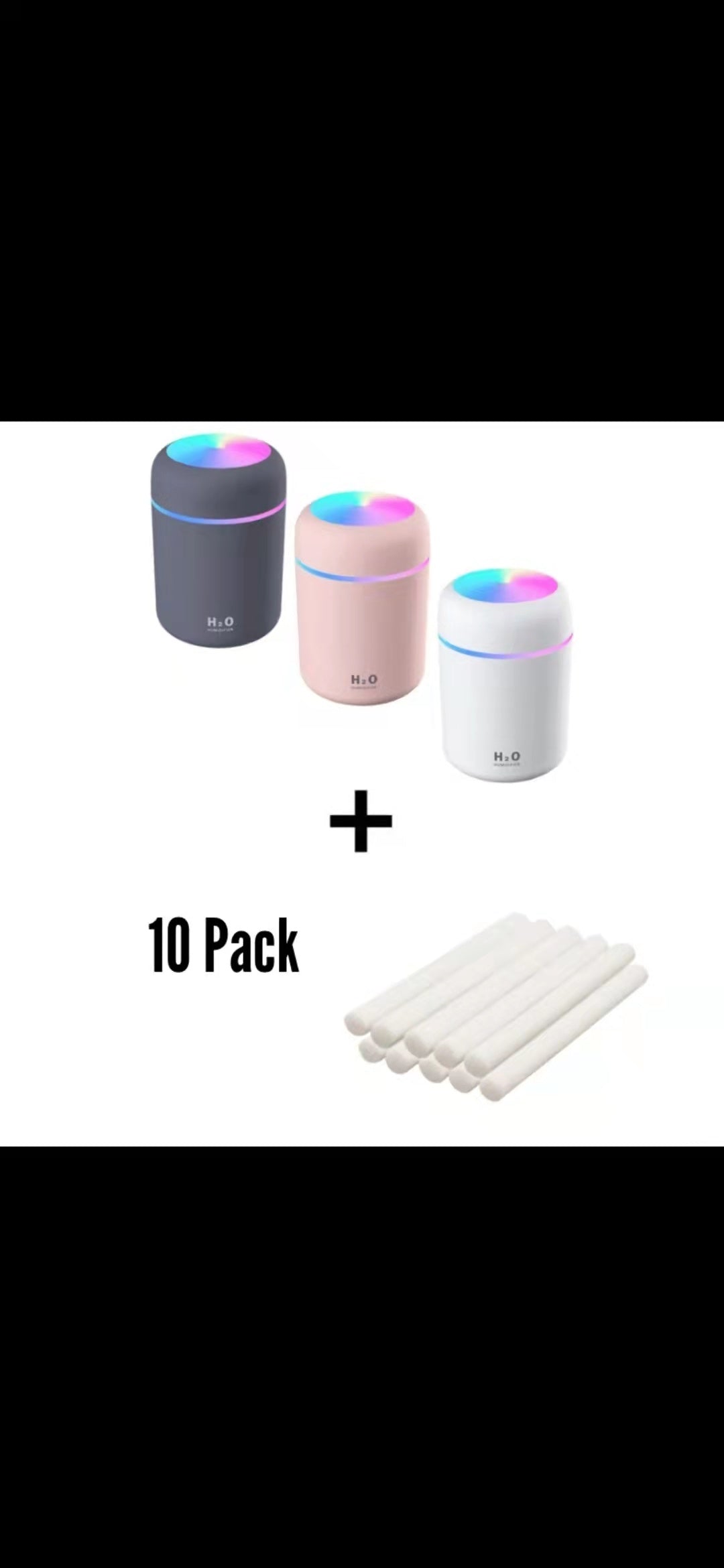 USB Mini Humidifier – Silent Large Fog Desk Atomizer