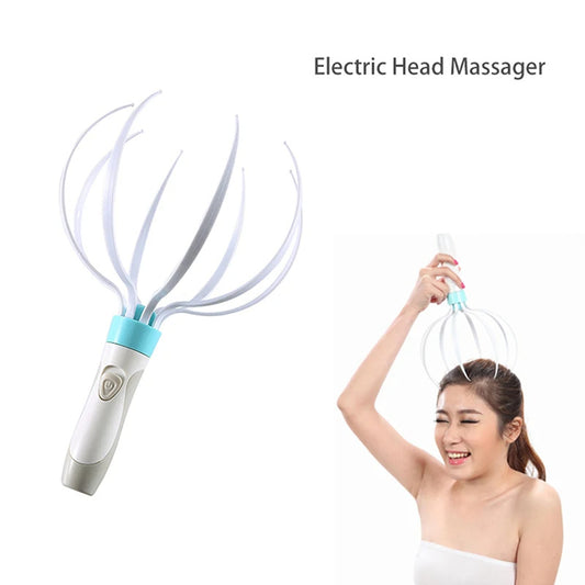Head Massager – Electric Scalp Vibration Massager with 8 Claws