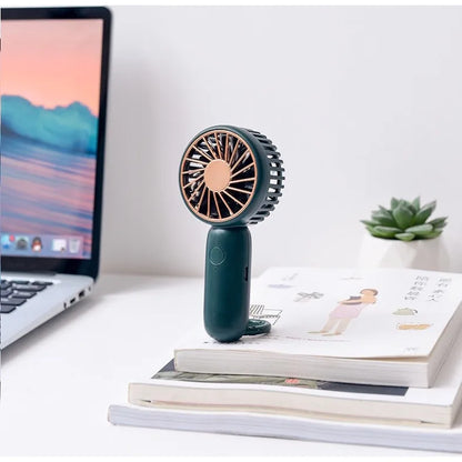 Mini USB Handheld Fan – Portable, Silent & Rechargeable
