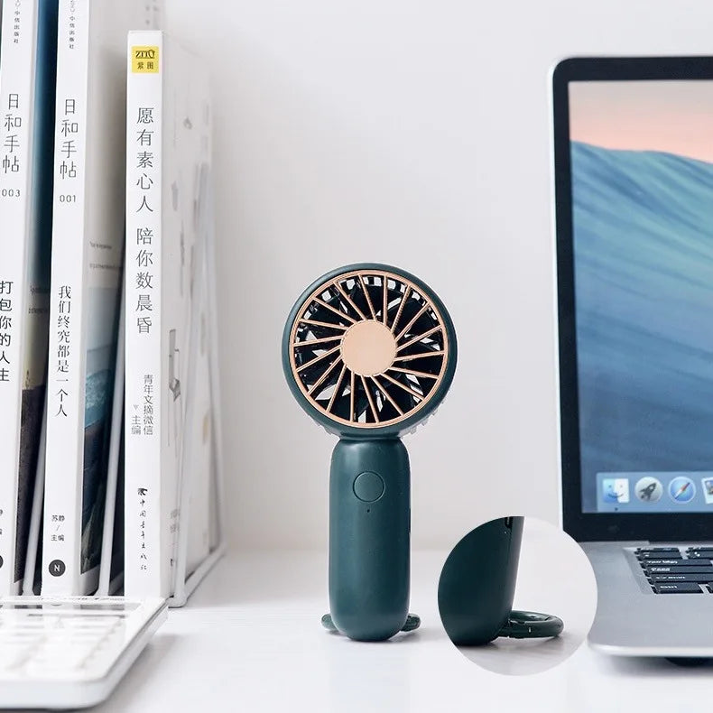 Mini USB Handheld Fan – Portable, Silent & Rechargeable