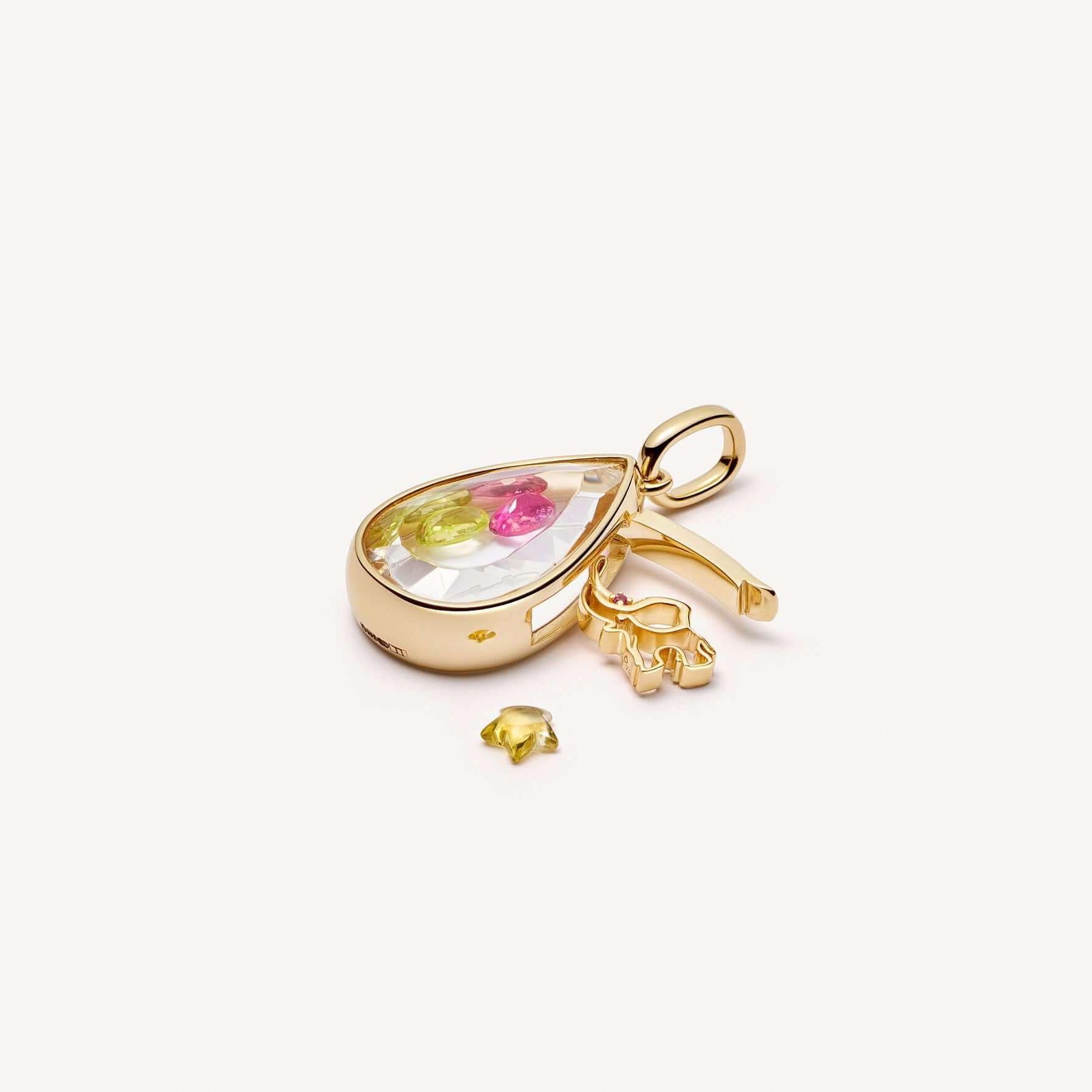 Ocean Heart Locket Necklace