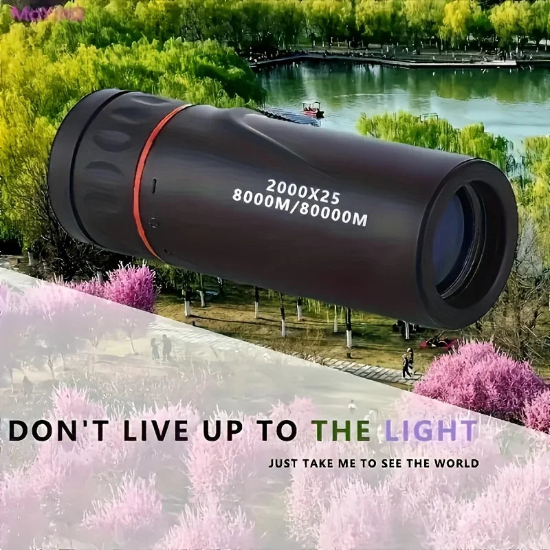 “2000×25 HD Portable Monocular Telescope”