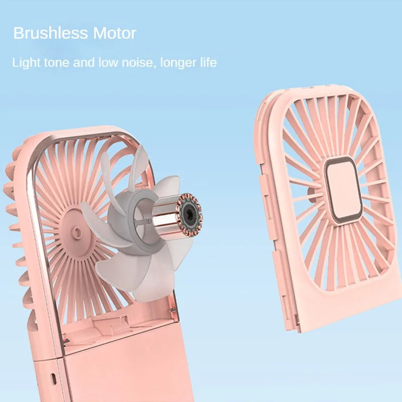 F30 PRO Handheld Portable Fan – USB Rechargeable with Adjustable Speeds