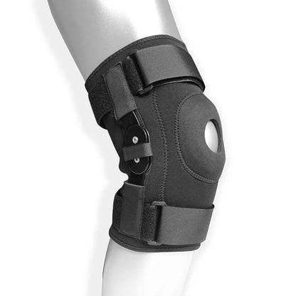 “Hinged Knee Brace with Patella Stabilizers