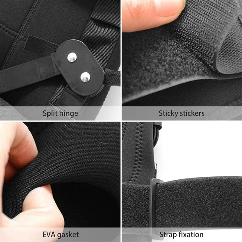 “Hinged Knee Brace with Patella Stabilizers