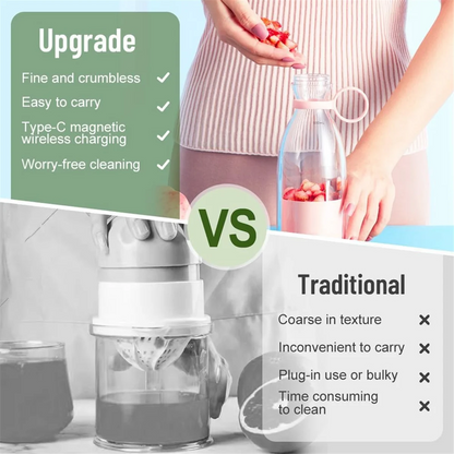 A69X Portable Rechargeable Juicer Cup with Travel Lid