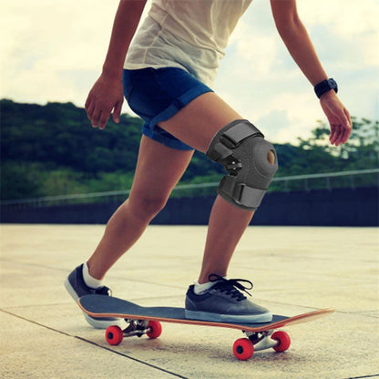 “Hinged Knee Brace with Patella Stabilizers