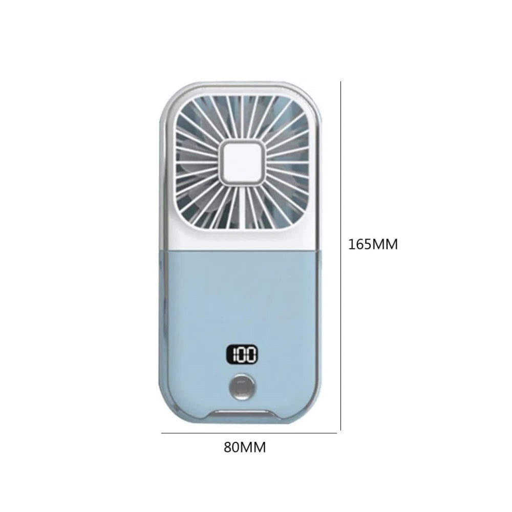 F30 PRO Handheld Portable Fan – USB Rechargeable with Adjustable Speeds