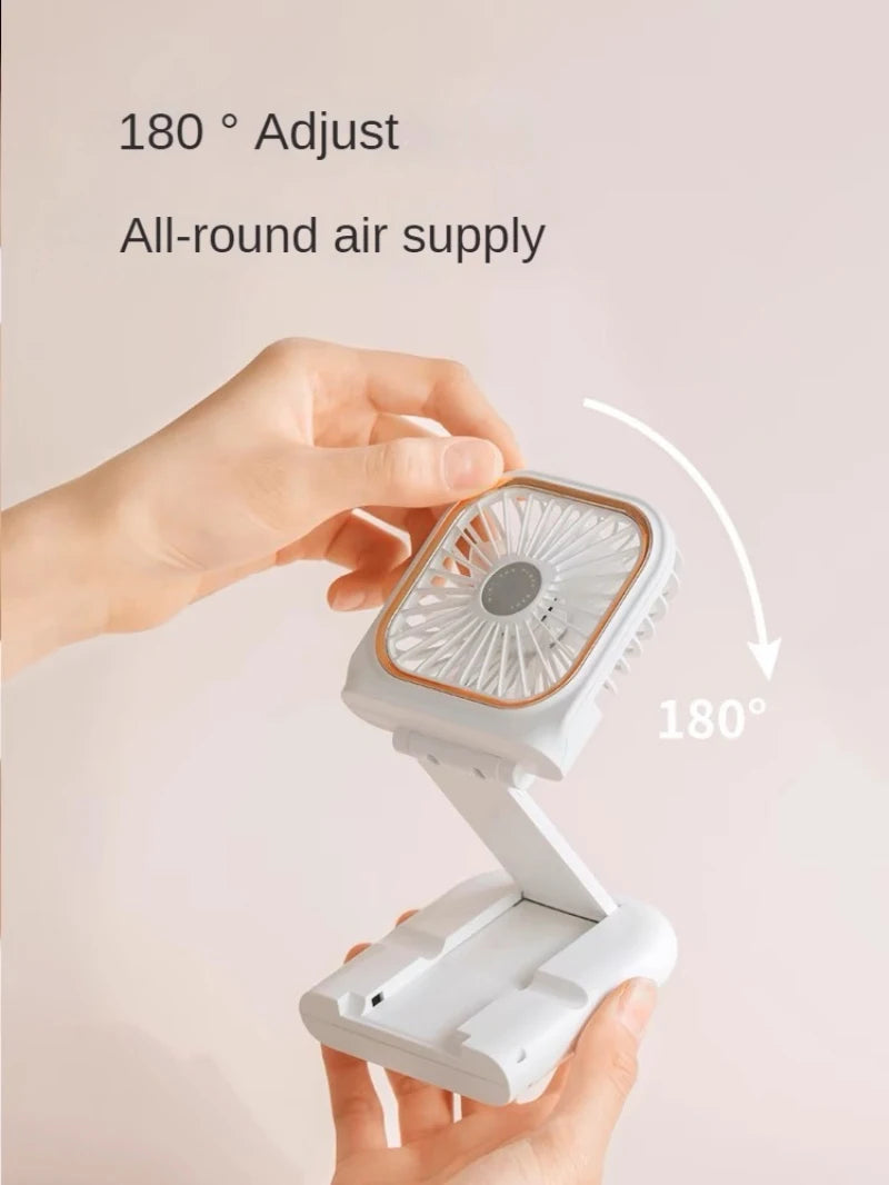 F30 PRO Handheld Portable Fan – USB Rechargeable with Adjustable Speeds