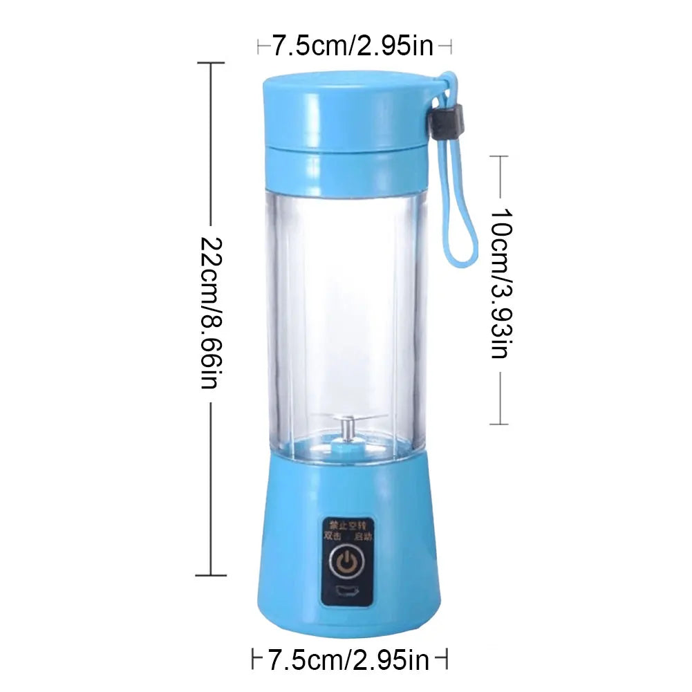 400ml Portable Electric Juicer Cup – USB Rechargeable Blender