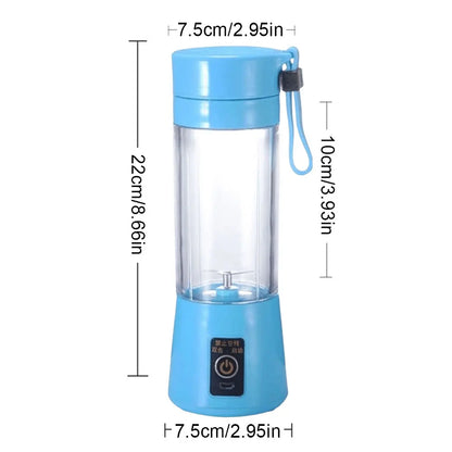 400ml Portable Electric Juicer Cup – USB Rechargeable Blender