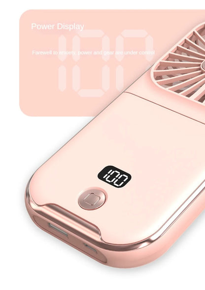 F30 PRO Handheld Portable Fan – USB Rechargeable with Adjustable Speeds