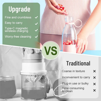 A69X Portable Rechargeable Juicer Cup with Travel Lid