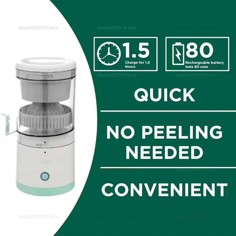 7.4V Portable USB Electric Juicer – Fruit Blender & Citrus Squeezer