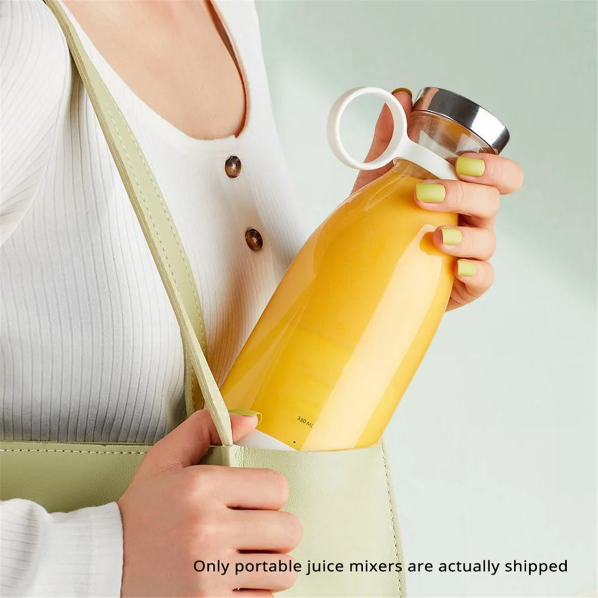 A69X Portable Rechargeable Juicer Cup with Travel Lid