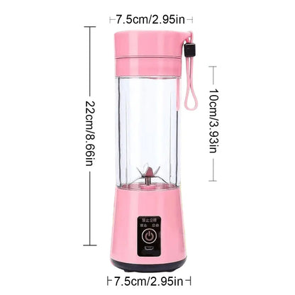 400ml Portable Electric Juicer Cup – USB Rechargeable Blender