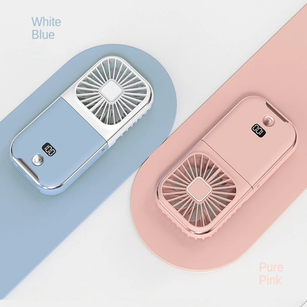 F30 PRO Handheld Portable Fan – USB Rechargeable with Adjustable Speeds