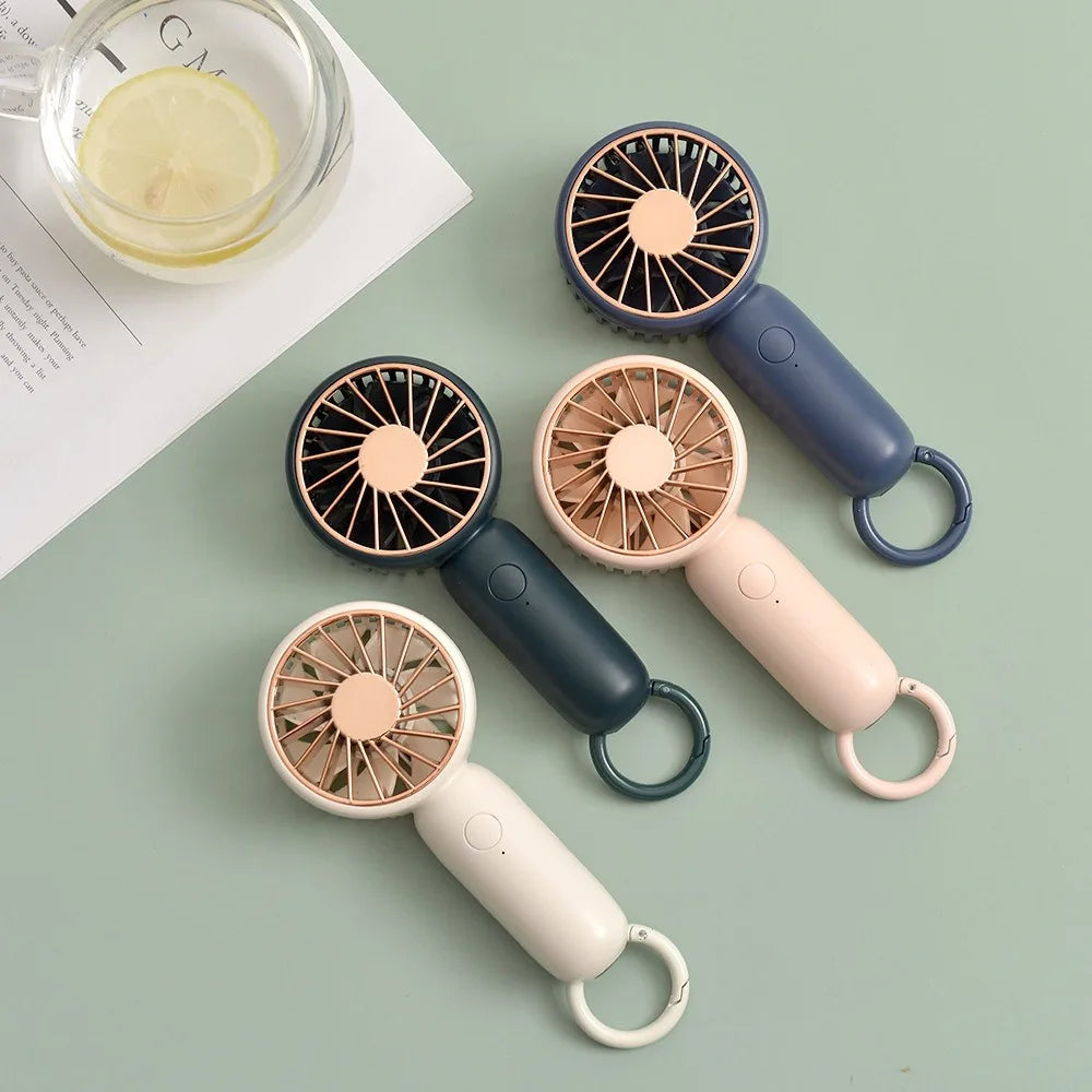 Mini USB Handheld Fan – Portable, Silent & Rechargeable
