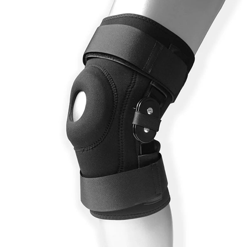 “Hinged Knee Brace with Patella Stabilizers