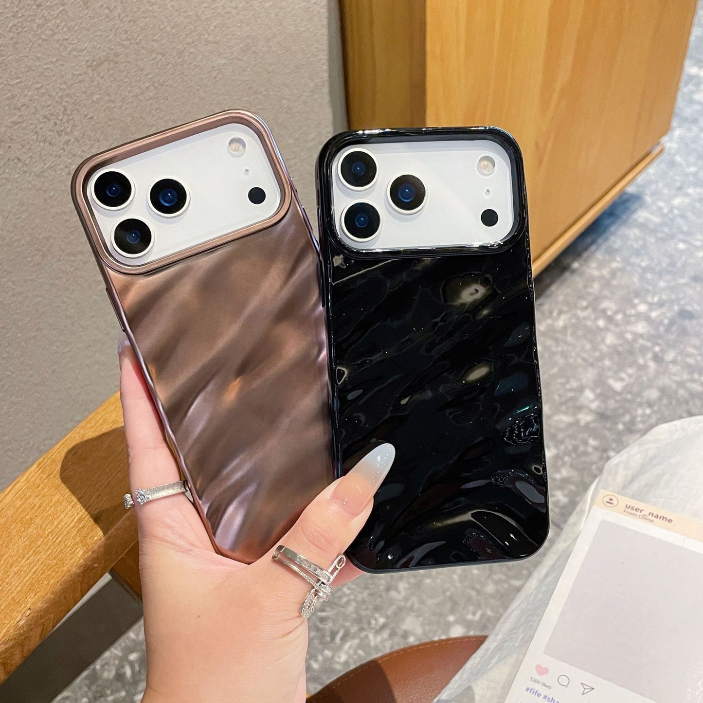 Three-dimensional Pleated Suitable Phone Case Soft Shell Advanced