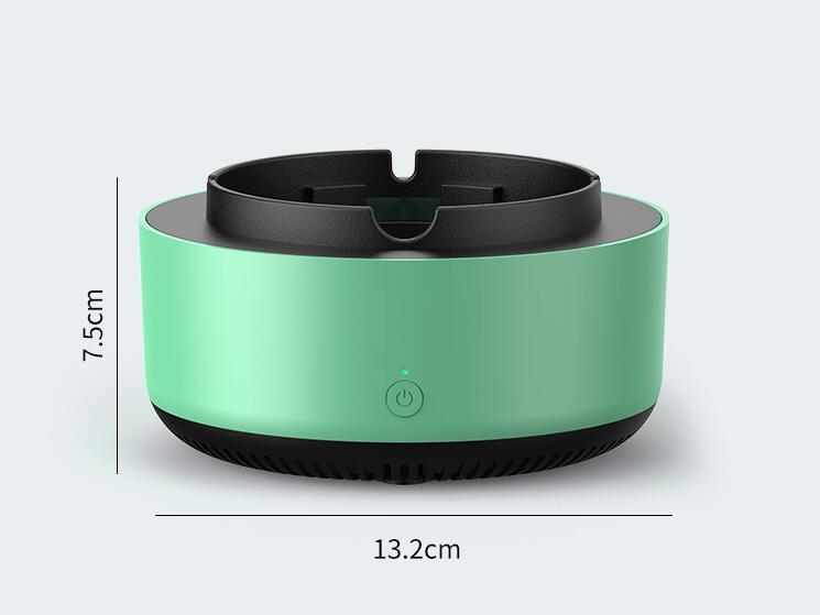 Smoke Removal Air Purification Ashtray – Automatic Anion Purifier for Home & Car