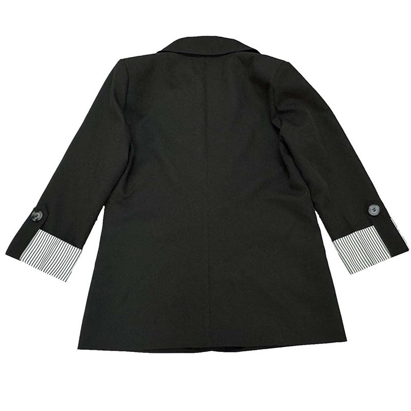 Women’s Casual Open Front Blazer – Long Sleeve Office Jacket