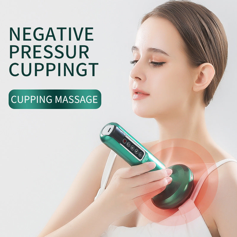 Fat Burning Vacuum Massager – Electric Cupping & Body Gua Sha To