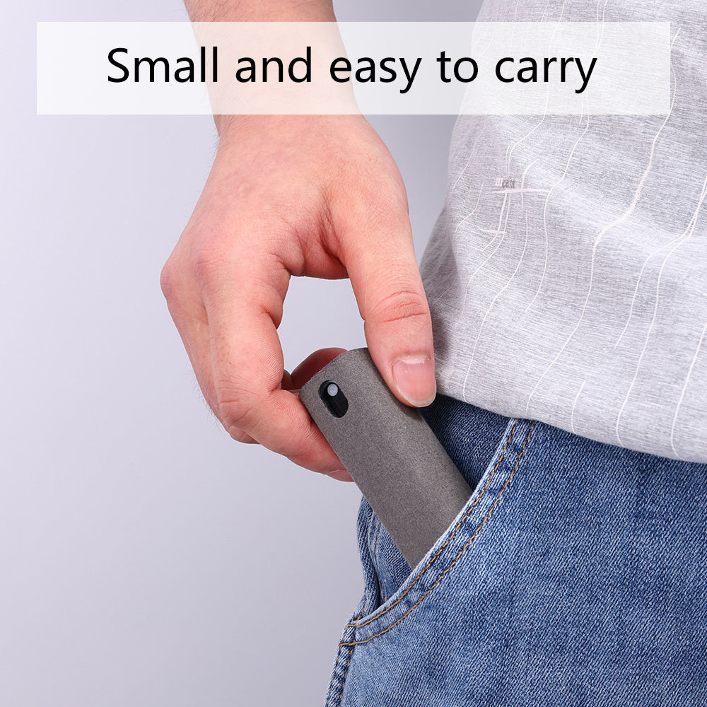 Portable Screen Cleaning Artifact – Spray Bottle with Integrated Wipe