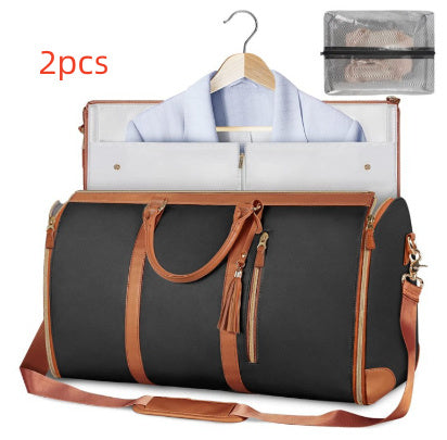 Women’s Large Travel Duffle Bag – Foldable Waterproof Tote & Suit Carrier