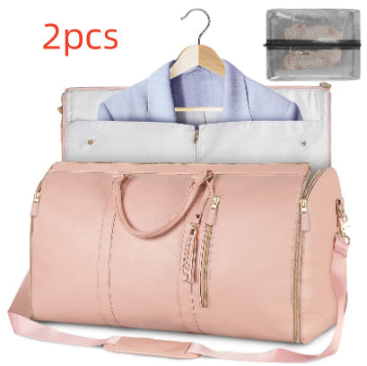 Women’s Large Travel Duffle Bag – Foldable Waterproof Tote & Suit Carrier
