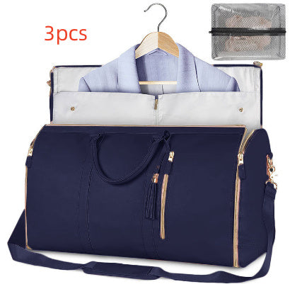 Women’s Large Travel Duffle Bag – Foldable Waterproof Tote & Suit Carrier